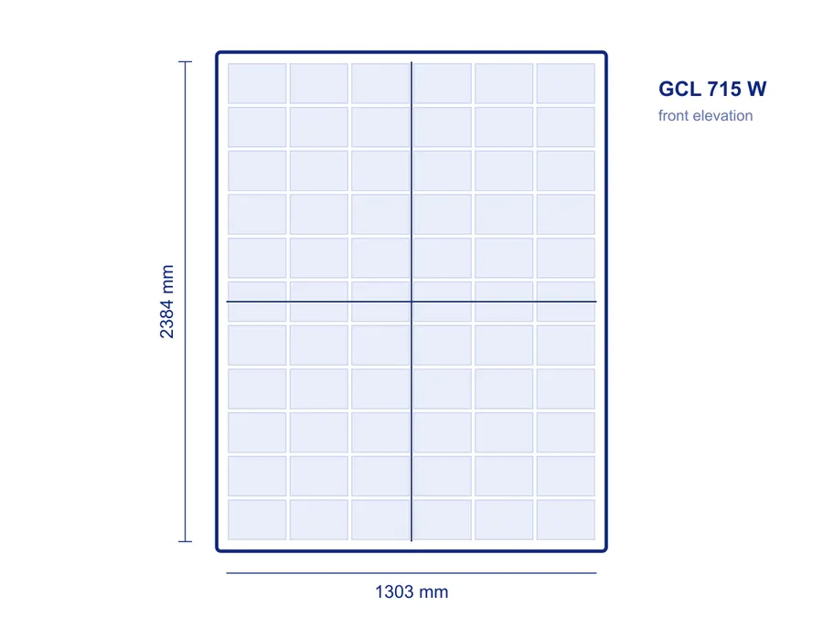 Dimension drawing GCL-NT12/66GDF-715